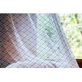 thumbnail image 2 of Abstract Tulle Curtains with Rod Pocket, Geometric Diamond Shaped Internal Squares Minimalist Design, Sheer Drape for Wedding Party 2 Panels, 7 Sizes, Navy Sky Blue White, by Ambesonne, 2 of 3