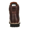 thumbnail image 4 of Georgia Boot Men's Soft Toe Waterproof Lace-to-Toe Work Boot Chocolate - GBOT052, 4 of 7