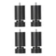 thumbnail image 5 of 4 patas de mesa M10 para muebles, patas de sofá de aleación, rosca M10 para marco de cama. Negro 10cm, 5 of 7