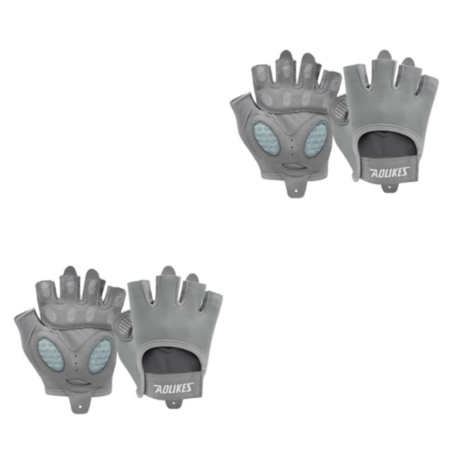 Guantes de gimnasio Yuarrent 2 uds absorbentes de sudor mitones antideslizantes para Fitness Type5 NO5