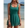 thumbnail image 3 of Asoul One Piece Mesh Sheer Swimdress for Womens Tummy Control Swimsuit Full Coverage Bathing Suits, 3 of 8