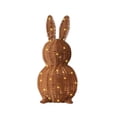 thumbnail image 2 of 13.8in Wicker Easter Bunny Light Up, Rattan Bunny Outdoor Woven Wicker, Rabbit Topiary Easter Porch Decor, Spring Decoration for Home Farmhouse Table Kitchen, 2 of 8