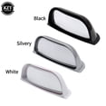 thumbnail image 2 of Black-Universal Car Rear View Mirror Wide-angle Blind Spot Mirror B Pillar Rear Seat Auxiliary Observation Mirror Safety Driving, 2 of 7