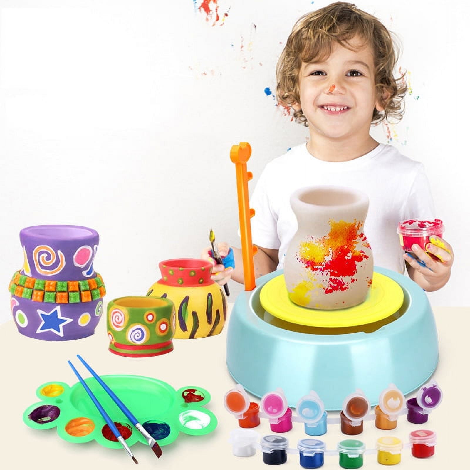 Arts Craft Kit Toys Kids Diy Pottery Forming Pottery Wheel - Toys