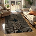 thumbnail image 3 of RUG ROBOT Modern Geometric 3'x5' Rugs for Living Room, Washable Easy Jute Indoor Outdoor Area Rugs for Entryway, Non Slip Farmhouse Throw Carpet for Home Office Bedroom Deck Porch, 3 of 10