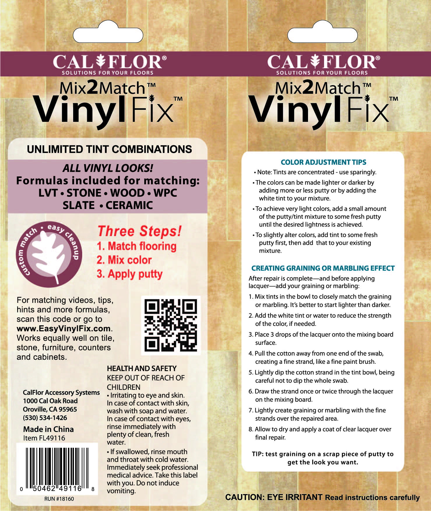 CalFlor FloorFix Wood and Laminate Floor Repair Kit FL49111CF - The Home  Depot