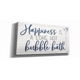 thumbnail image 2 of Epic Graffiti 'Happiness Is A Long Hot Bubble Bath'  by Susie Boyer Canvas Wall Art, 60" x 30", 2 of 8