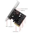 thumbnail image 4 of Tarjeta controladora PCI-E SATA 3,0, Chip Jmb585, compatible con recorte en cascada para PC de escritorio, 4 of 6