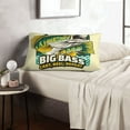 thumbnail image 6 of Yiaed Bass Fish and Water Print Brushed Microfiber Envelope Pillowcases, Standard,Envelope Closure Pillow Cases（No pillow core）-14"x20", 6 of 6