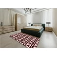 thumbnail image 4 of Ahgly Company Indoor Rectangle Patterned Flamingo Pink Area Rugs, 5' x 7', 4 of 6