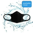 thumbnail image 2 of 3 Pack Air Purifying Face Mask Mouth Muffle Washable Anti Dust Fog Respirator, 2 of 11