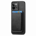 thumbnail image 2 of Compatible with Realme GT 7 Pro 5G Phone Case Removable Magnetic Card Holder Leather Phone Back Cover - Black, 2 of 5
