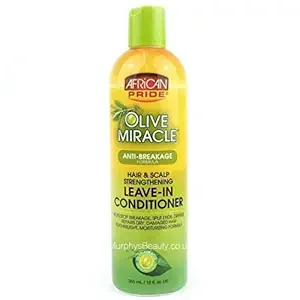 African Pride Olive Miracle Leave-in Conditioner, 12 Ounce