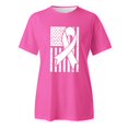 thumbnail image 4 of XFHLMJFF Breast Cancer Awareness T Shirt For Women 2024 Printed Short Sleeve O Neck Trendy Tee, 4 of 4