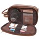 thumbnail image 4 of Bolsas de cosméticos de PU para mujer, bolsa de maquillaje con doble cremallera, bolsa de almacenamiento de artículos de tocador, bolsa de lavado para hombres, bolsa de maquillaje para viajes al air, 4 of 5