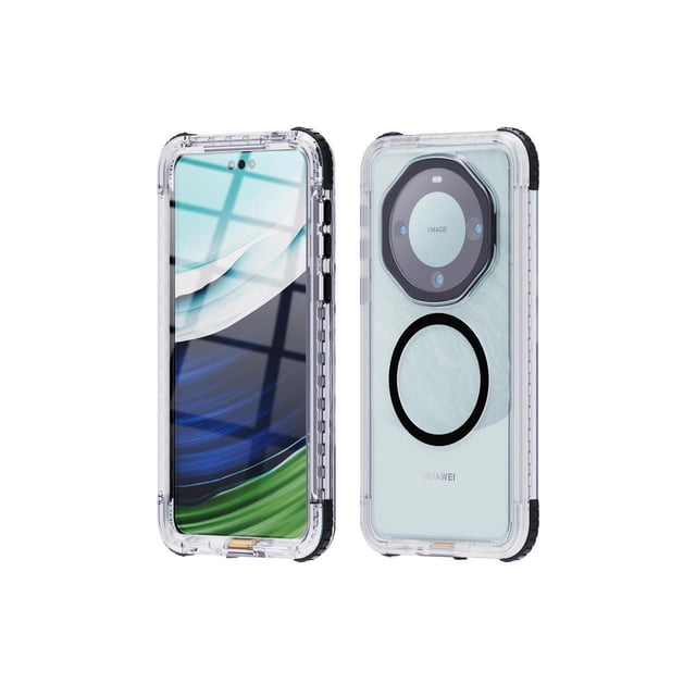 Waterproof Phone Case for Huawei Mate 60 Pro, IP68 Underwater Touchscreen Water Proof Diving Phone Case Anti-Scratched Rugged Cover Built-in Screen Protector