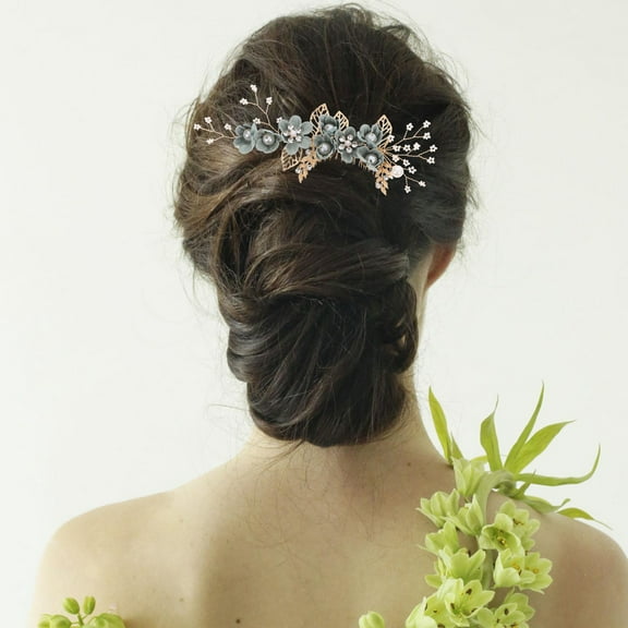 TABLETREANDS Decor Hair Pieces for Women 4Pcs Rhinestone Bridal Headpiece Girls Anniversary