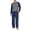 03-Navy Blue, variant on MINTREUS Men's Pajama Set Lightweight Sleepwear Long Sleeve Shirts and Bottoms Soft Comfy Pjs with Pockets