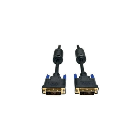 UPC: 0037332138804 | Tripp Lite P560-025 Black Male to Male DVI Dual Link TMDS cable – DVI-D M/M