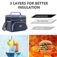 thumbnail image 4 of Bolsa de almuerzo aislada para mujeres/hombres - Bolsa más fresca congelable a prueba de fugas con correa de hombro ajustable, 4 of 5