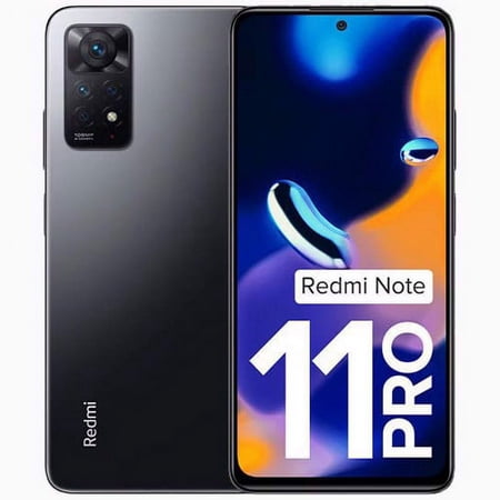  Xiaomi Redmi Note 11 Pro+ Plus 5G + 4G Volte 128GB + 6GB  Factory Unlocked 6.67 108MP Camera Night Mode (Not Verizon Sprint Boost  Cricket Metro At&T) + (w/Fast Car Charger