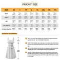 thumbnail image 6 of Yuyamidu Summer Dresses for Women Tropical Palm Tree Print Beach Tshirt Sundress Casual Pockets Tank Dress Sleeveless High Waist A-line Women's Dresses Women's Dresses for Indoor Outdoor XS-4XL, 6 of 6