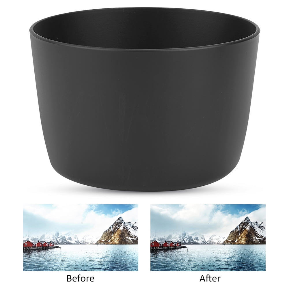 Pare-soleil ET60 Noir Pour Objectif Canon EF 75-300mm F/4-5.6 (et Versions USM) - Protection Et Anti-reflets