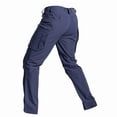 thumbnail image 4 of Fabrcox Men’s Cargo Pants Water Resistant Hiking Pants Man Sports Workout Gym Breathable Big and Tall Straight Leg Work Pants Men with Pockets Blue XXXL, 4 of 7