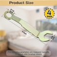 thumbnail image 3 of 4Pcs Pivot Adjustment Wrench for Sliding Door Hanger, Adjustment Pocket Wrench for Closet Door, 3/8 Inch Open Wrench, 3 of 5