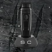 StyleCraft Saber 2 Professional Full Metal Body High-Torque Digital Brushless Motor Cordless Hair Clipper, Black