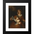 thumbnail image 2 of Giuseppe Bazzani 15x18 Black Modern Framed Museum Art Print Titled - The Education of the Virgin, 2 of 5
