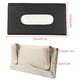 thumbnail image 4 of Cateissary Caja de almacenamiento de pañuelos para parasol de coche, accesorios, estuche organizador, servilleta decorativa, bolsa de cuero Almacenamiento y organización del hogar Portada/Marrón, 4 of 6
