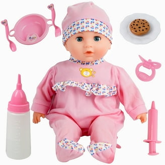 もっちゃん LDE-KDY281 RL Madame Alexander Li'l Cuddles Feeding Doll Playset, 13 Pieces