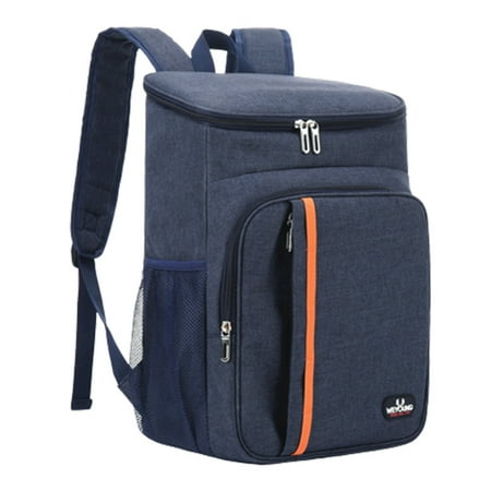 

Insulated Capacity College Backpacks Leak Proof Soft Cooler Bag for Beach Ice Chest Travel Camping Blue
