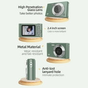 4K Digital Camera Camcorder 48MP Digital Video Camera 2.4 Inch Screen 16X Digital Zoom Anti-shake Face Detection Beauty Effect Motion detection Built-in Flash Battery