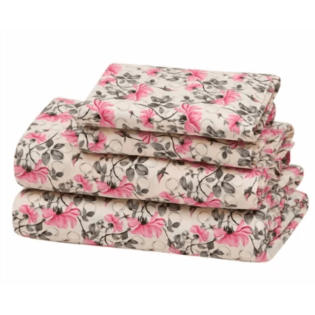 Sábanas Xtellar Matrimoniales Microfibra Estampado Color Sofia