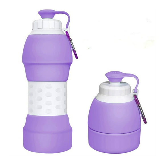 Botella Deportiva Plegable de Silicona de Grado Alimenticio de 580ml MEIMIA 1005
