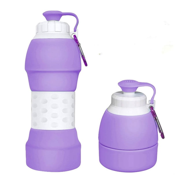 Botella Deportiva Plegable de Silicona de Grado Alimenticio de 580ml MEIMIA 1005