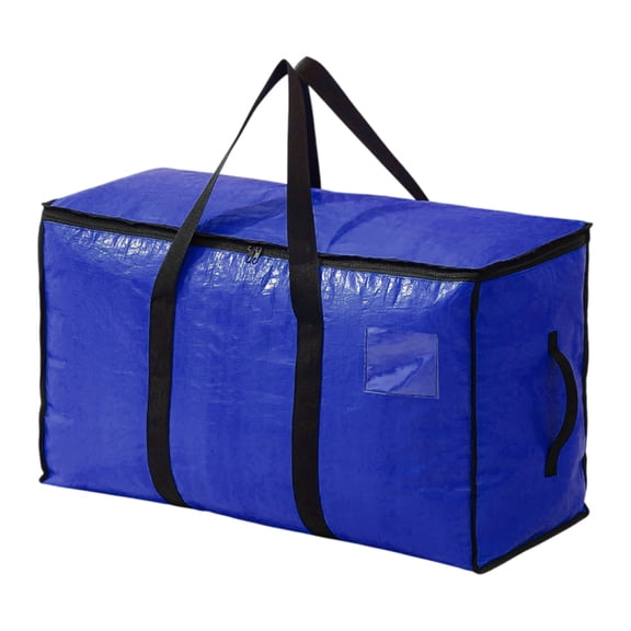 Unique Bargains 1 Pc Size S Storage Bag Storage Bins 27.01"x11.42"x14.96" Blue PP