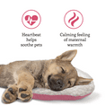 thumbnail image 2 of Goldman's Heartbeat Pet Pillow for Calming, Pink, 2 of 5