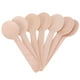 thumbnail image 3 of Cucharas de madera desechables, 100 cucharas de madera desechables, utensilio de cocina, cuchara de madera, fiabilidad excepcional, 3 of 8