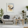 thumbnail image 3 of Stupell Industries Golden Retriever Smiling Portrait Animals & Insects Painting Gallery Wrapped Canvas Print Wall Art, 3 of 5