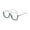 White, variant on Square Fashion Half Frame Sunglasses For Women Blogger Style Shades Drop Guard Ski Goggles for Toddlers Age 3-5 Kids Night Goggles Kids Dirt Goggles Boys X Snowmobile Boots Gear for Kids Heated