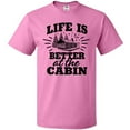 thumbnail image 3 of Inktastic Life is Better at the Cabin with Trees and Moon T-Shirt, 3 of 5