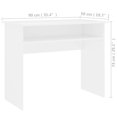 thumbnail image 4 of vidaXL Desk White 90x50x74 cm Engineered Wood, 4 of 4