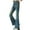 Army Green, variant on FAOWME Girls Casual Denim Pants High Waisted Wide Leg Jeans Trousers With Pocket Army Green 9-10 Years