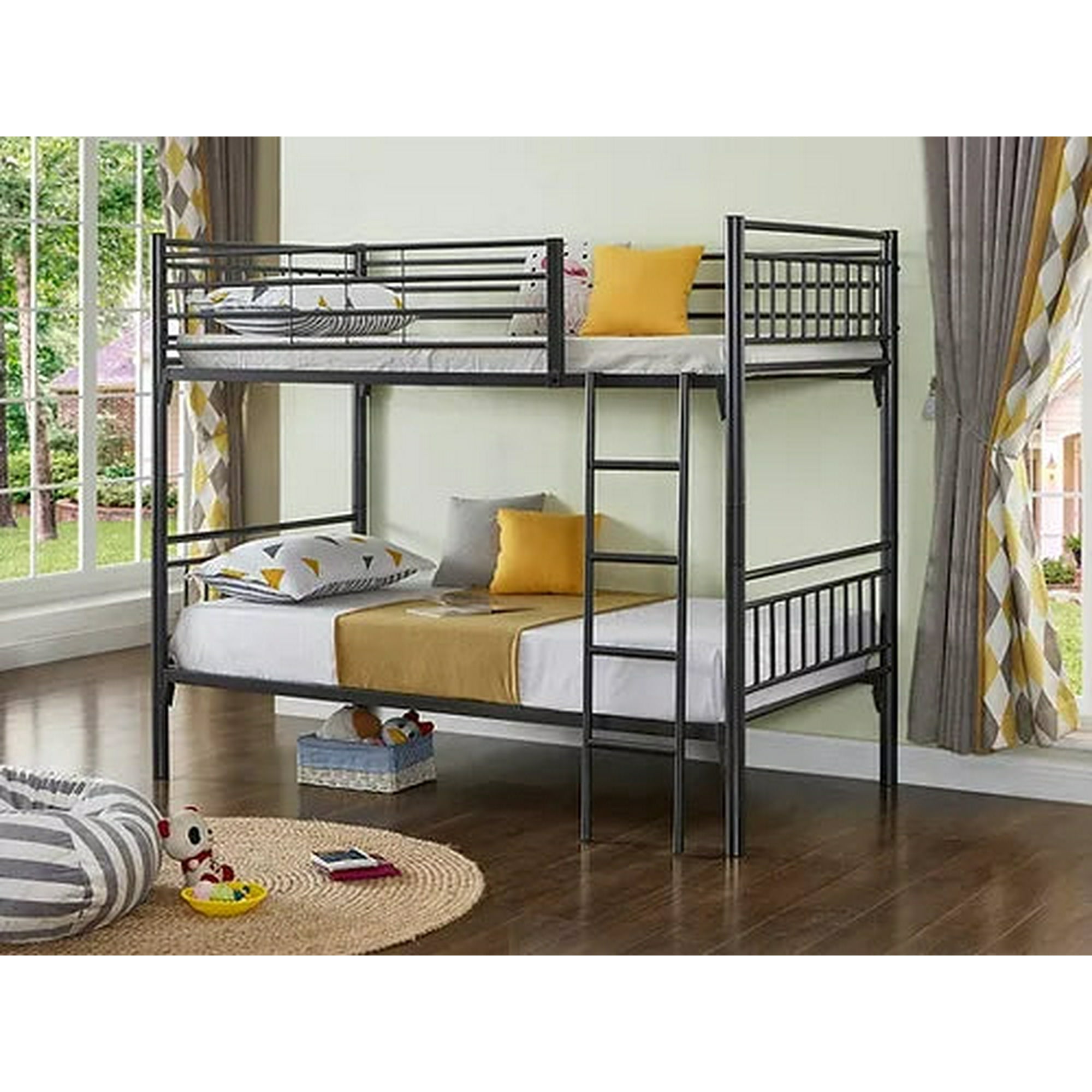 Detachable bunk beds with mattresses discount