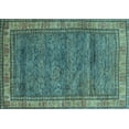 thumbnail image 1 of Ahgly Company Indoor Rectangle Abstract Light Blue Modern Area Rugs, 8' x 10', 1 of 4