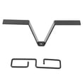 thumbnail image 3 of Universal V-Shaped Rain Chain Gutter Hanger - Rustproof Black Zinc-Plated Iron Adapter Hook Kit for Standard Downspouts & Drains, Quick Install Splash-Reducing Rain Chain Connector (6.2" Adapter + 4", 3 of 6
