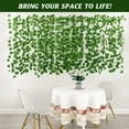 thumbnail image 3 of Fake Vines Bedroom with Fake Leaves, Hanging Artificial Green Wreaths Ivy Vine Plants for St. Patrick's Day Christmas Wall Decoration Aesthetics, 3 of 6